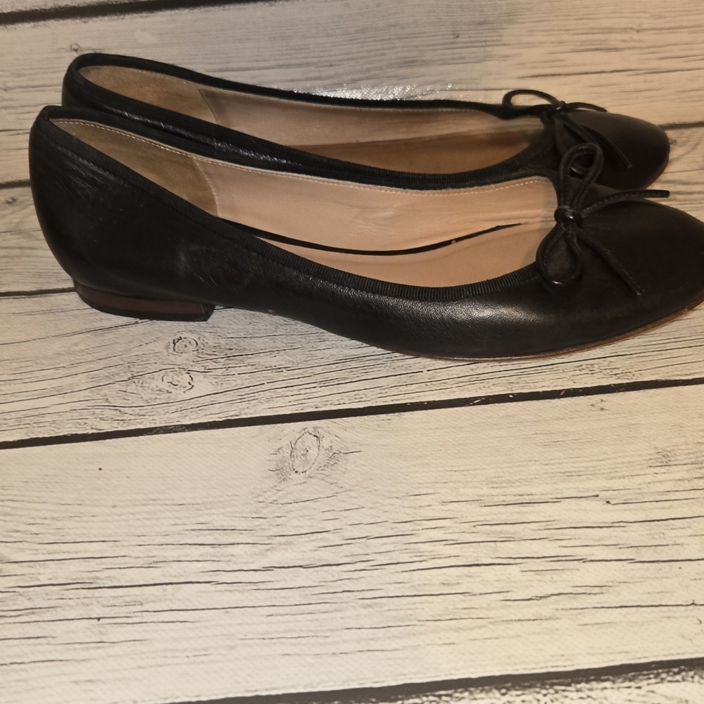 CELINE Paris Black Leather Ballet Flats | Made in Italy | Women’s EU 36 - Picture 4 of 14